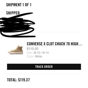 Converse x CLOT - SIZE 12